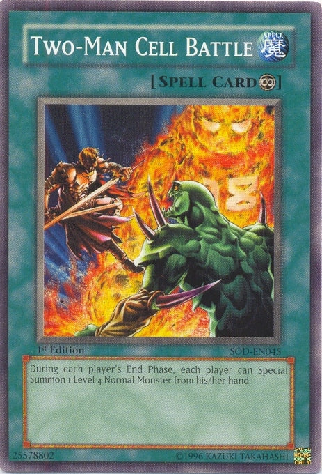 Two-Man Cell Battle [SOD-EN045] Common Yu-Gi-Oh!
