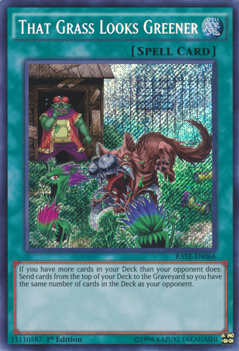 That Grass Looks Greener [RATE-EN066] Secret Rare Yu-Gi-Oh!