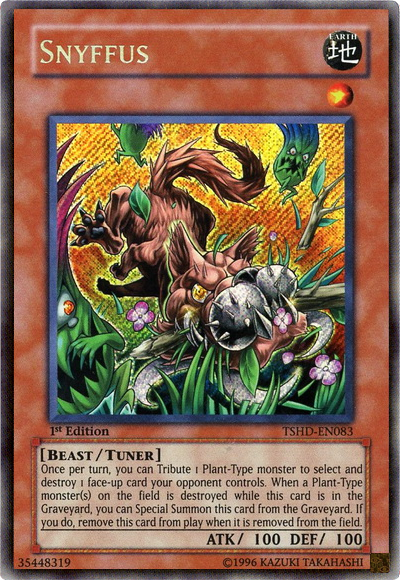 Snyffus [TSHD-EN083] Secret Rare Yu-Gi-Oh!