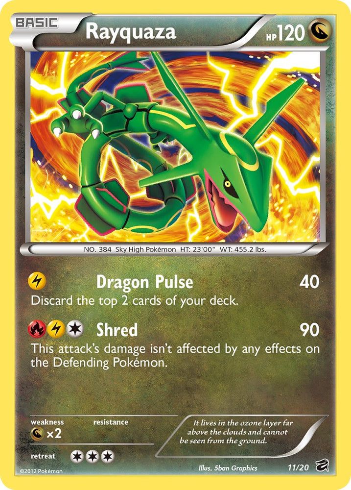 Rayquaza (11/20) (Blister Exclusive) [Black & White: Dragon Vault] Pokémon