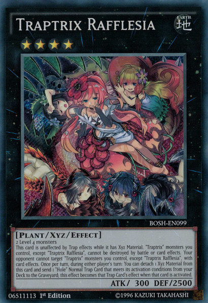 Traptrix Rafflesia [BOSH-EN099] Secret Rare Yu-Gi-Oh!
