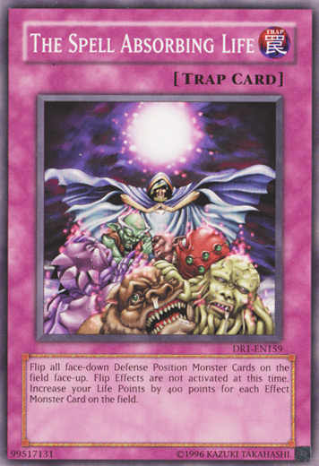 The Spell Absorbing Life [DR1-EN159] Common Yu-Gi-Oh!