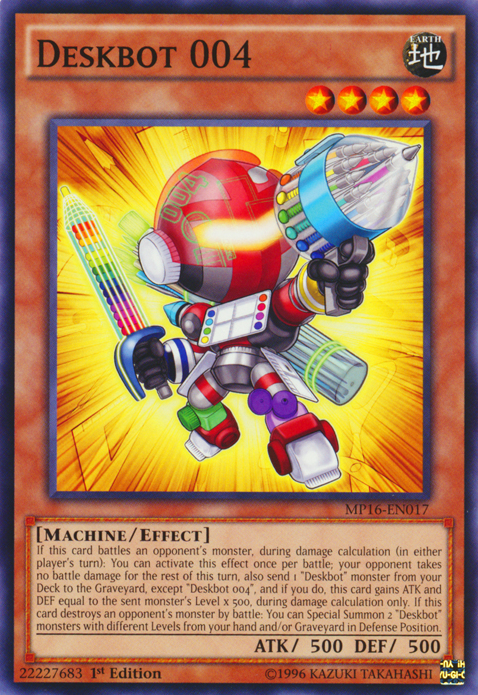 Deskbot 004 [MP16-EN017] Common Yu-Gi-Oh!