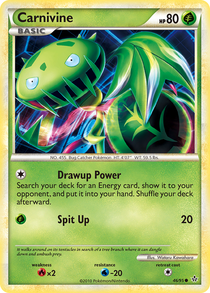 Carnivine (46/95) [HeartGold & SoulSilver: Unleashed] Pokémon