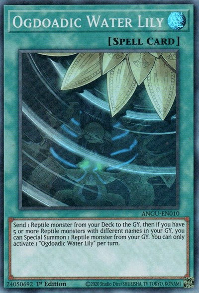 Ogdoadic Water Lily (Super Rare) [ANGU-EN010] Super Rare Yu-Gi-Oh!