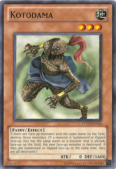 Kotodama [TU07-EN014] Common Yu-Gi-Oh!
