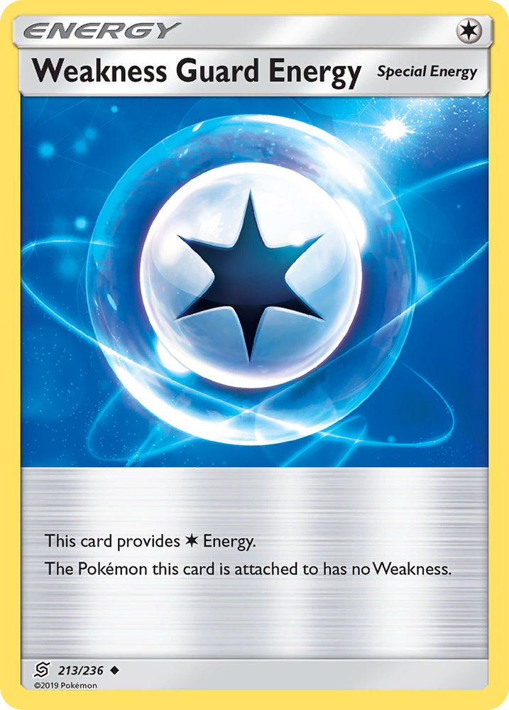 Weakness Guard Energy (213/236) [Sun & Moon: Unified Minds] Pokémon