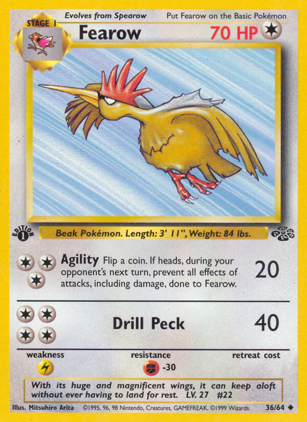 Fearow (36/64) [Jungle 1st Edition] Pokémon