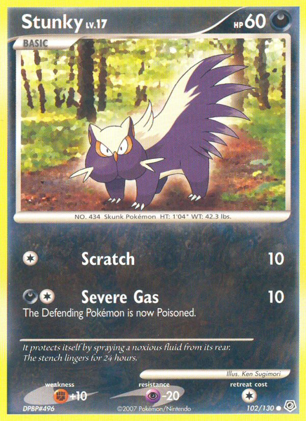 Stunky (102/130) [Diamond & Pearl: Base Set] Pokémon