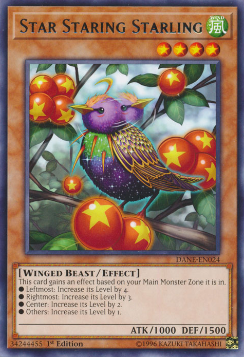 Star Staring Starling [DANE-EN024] Rare Yu-Gi-Oh!