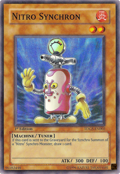 Nitro Synchron [TDGS-EN002] Super Rare Yu-Gi-Oh!