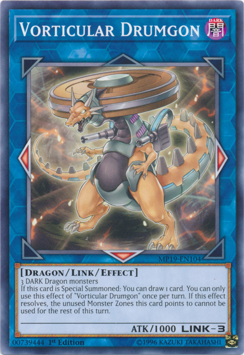 Vorticular Drumgon [MP19-EN104] Common Yu-Gi-Oh!