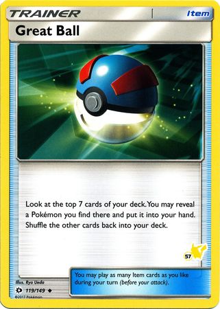 Great Ball (119/149) (Pikachu Stamp #57) [Battle Academy 2020] Pokémon