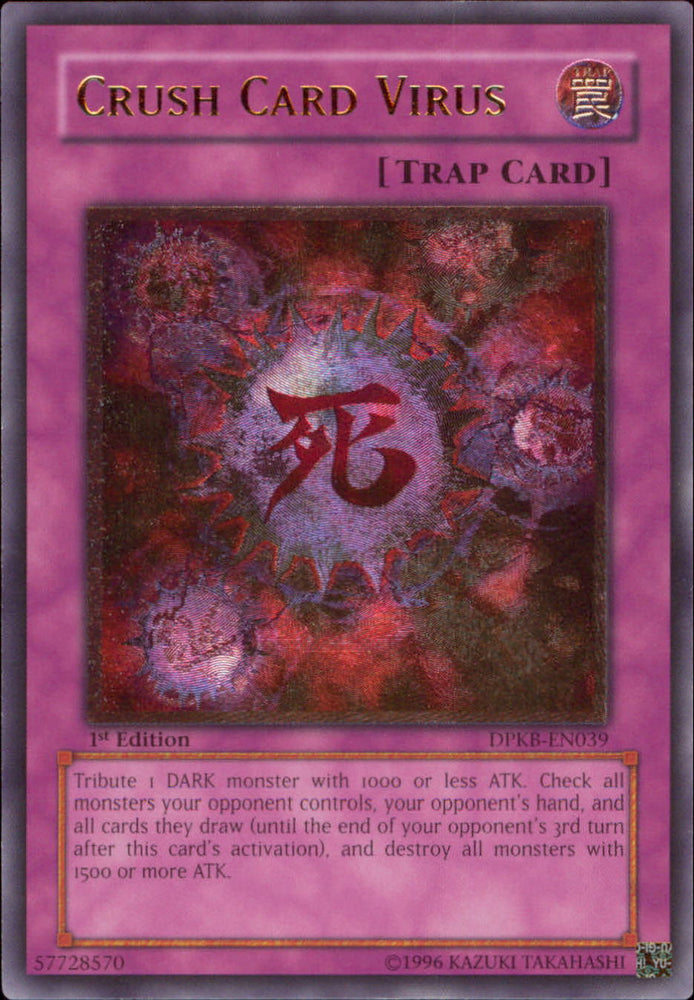 Crush Card Virus [DPKB-EN039] Ultimate Rare Yu-Gi-Oh!