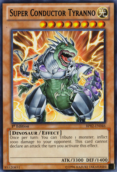 Super Conductor Tyranno [BP02-EN046] Mosaic Rare Yu-Gi-Oh!