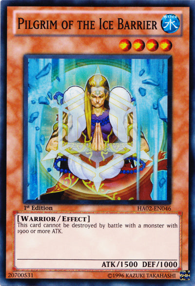 Pilgrim of the Ice Barrier [HA02-EN046] Super Rare Yu-Gi-Oh!