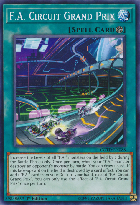 F.A. Circuit Grand Prix [COTD-EN088] Common Yu-Gi-Oh!
