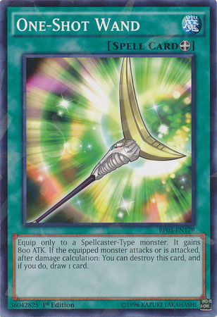 One-Shot Wand [BP03-EN179] Shatterfoil Rare Yu-Gi-Oh!
