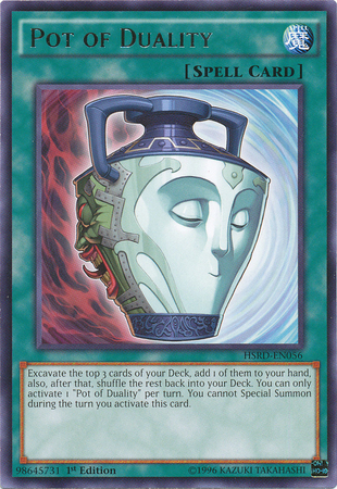 Pot of Duality [HSRD-EN056] Rare Yu-Gi-Oh!