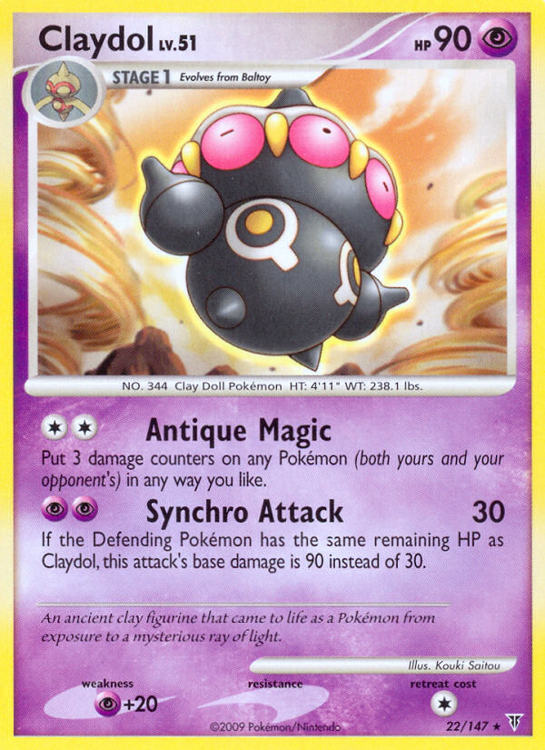 Claydol (22/147) [Platinum: Supreme Victors] Pokémon
