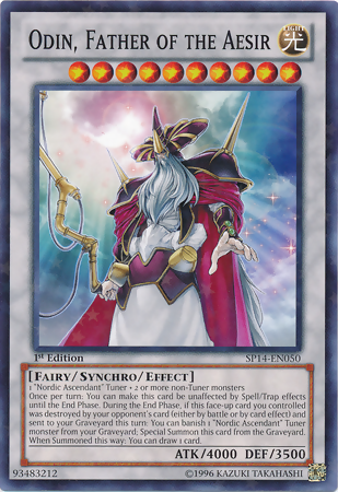 Odin, Father of the Aesir [SP14-EN050] Starfoil Rare Yu-Gi-Oh!