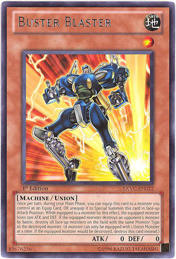 Buster Blaster [EXVC-EN022] Rare Yu-Gi-Oh!