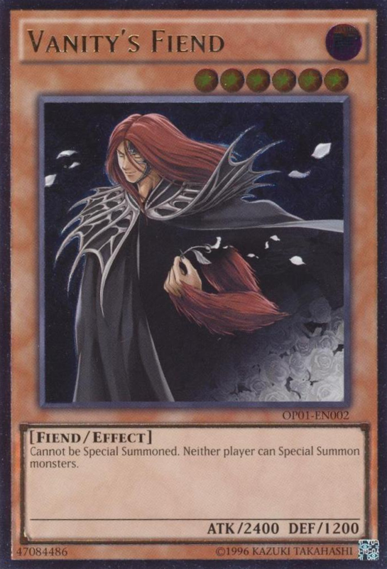 Vanity's Fiend [OP01-EN002] Ultimate Rare Yu-Gi-Oh!