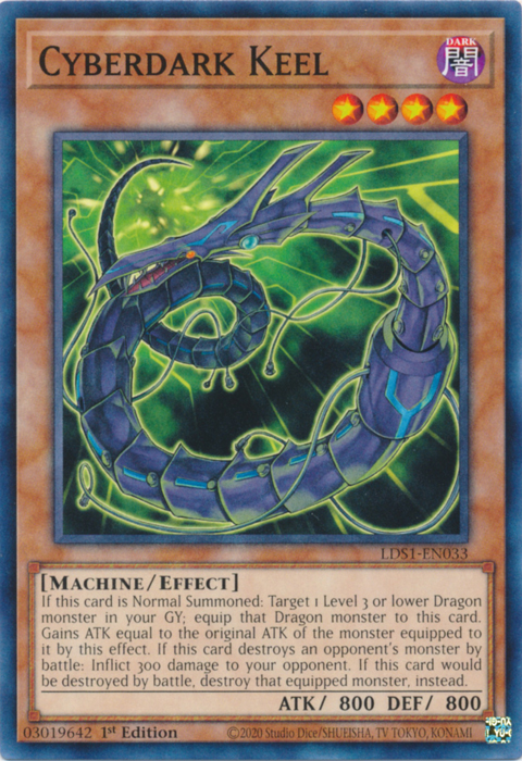 Cyberdark Keel [LDS1-EN033] Common Yu-Gi-Oh!