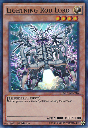 Lightning Rod Lord [MP15-EN216] Super Rare Yu-Gi-Oh!