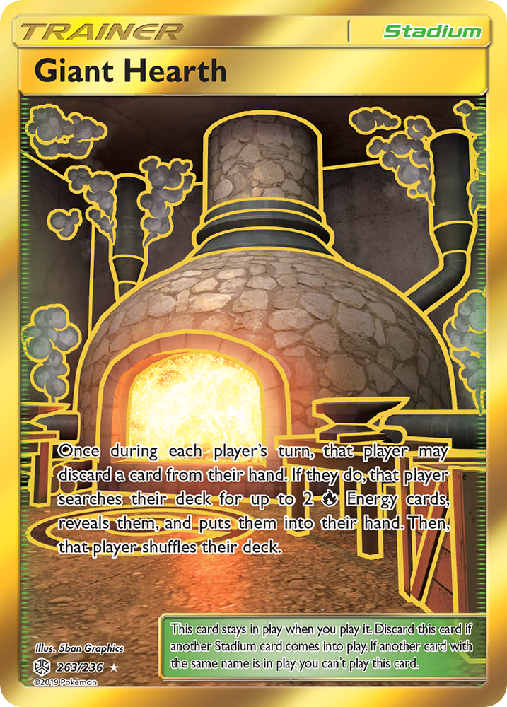 Giant Hearth (263/236) [Sun & Moon: Cosmic Eclipse] Pokémon