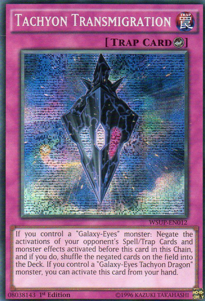 Tachyon Transmigration [WSUP-EN012] Secret Rare Yu-Gi-Oh!