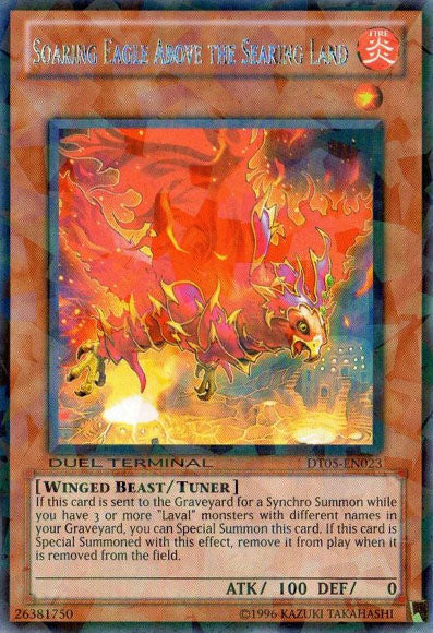 Soaring Eagle Above the Searing Land [DT05-EN023] Rare Yu-Gi-Oh!