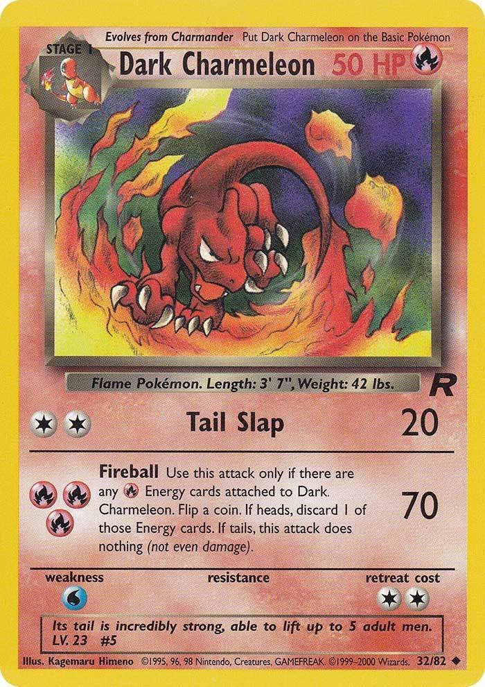Dark Charmeleon (32/82) [Team Rocket Unlimited] Pokémon