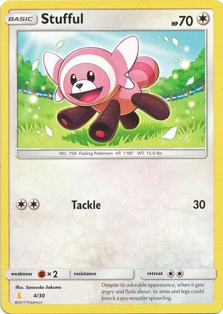 Stufful (4/30) [Sun & Moon: Trainer Kit - Alolan Raichu] Pokémon