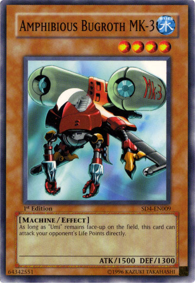 Amphibious Bugroth MK-3 [SD4-EN009] Common Yu-Gi-Oh!