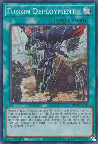 Fusion Deployment [SDCS-EN030] Super Rare Yu-Gi-Oh!