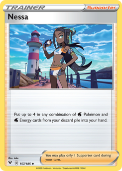 Nessa (157/185) [Sword & Shield: Vivid Voltage] Pokémon