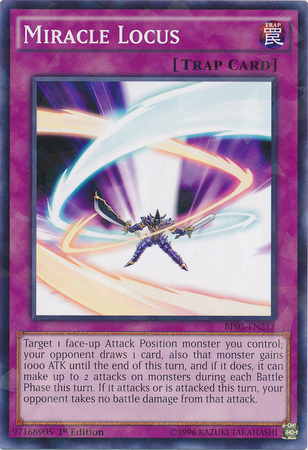 Miracle Locus [BP03-EN213] Shatterfoil Rare Yu-Gi-Oh!