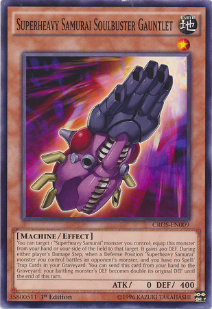 Superheavy Samurai Soulbuster Gauntlet [CROS-EN009] Common Yu-Gi-Oh!