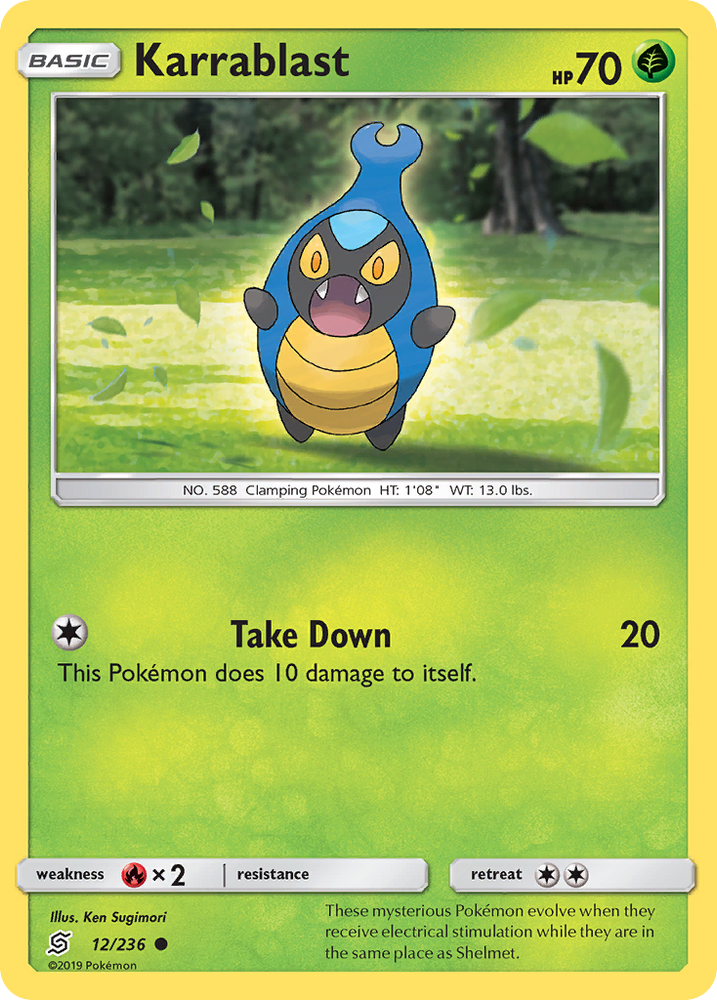 Karrablast (12/236) [Sun & Moon: Unified Minds] Pokémon