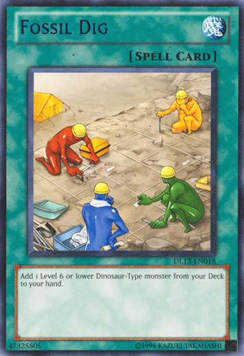 Fossil Dig (Blue) [DL13-EN018] Rare Yu-Gi-Oh!