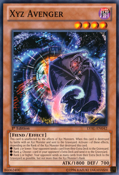 Xyz Avenger [LVAL-EN042] Common Yu-Gi-Oh!