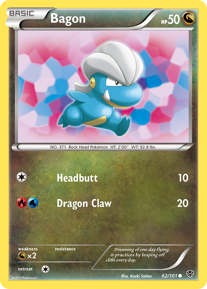 Bagon (62/101) [Black & White: Plasma Blast] Pokémon