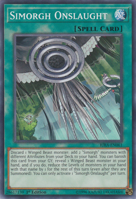 Simorgh Onslaught [RIRA-EN061] Common Yu-Gi-Oh!