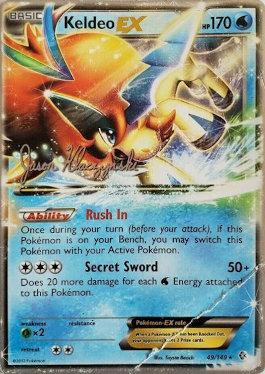 Keldeo EX (49/149) (Darkrai Deck - Jason Klaczynski) [World Championships 2013] Pokémon