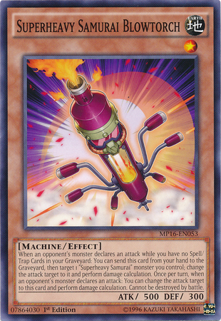 Superheavy Samurai Blowtorch [MP16-EN053] Common Yu-Gi-Oh!