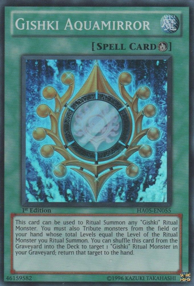 Gishki Aquamirror [HA05-EN055] Super Rare Yu-Gi-Oh!