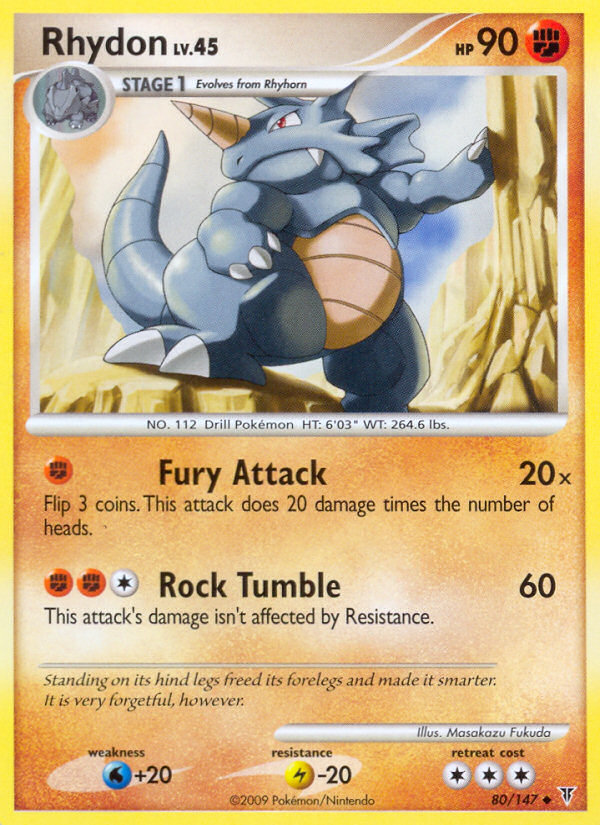 Rhydon (80/147) [Platinum: Supreme Victors] Pokémon