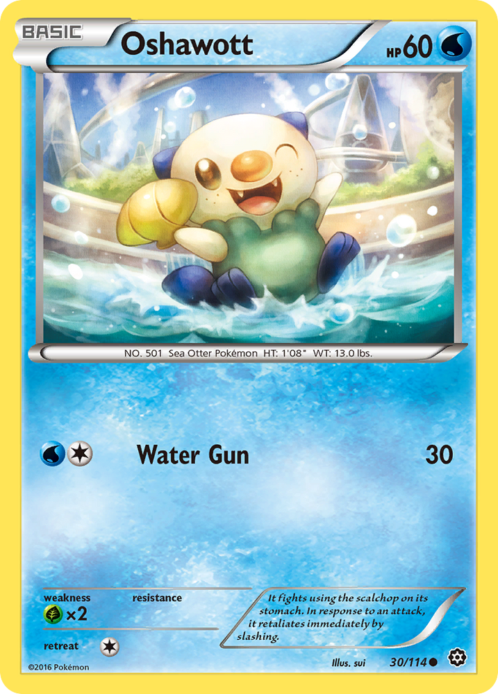 Oshawott (30/114) [XY: Steam Siege] Pokémon