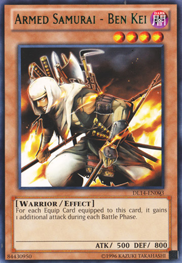 Armed Samurai - Ben Kei (Green) [DL14-EN003] Rare Yu-Gi-Oh!